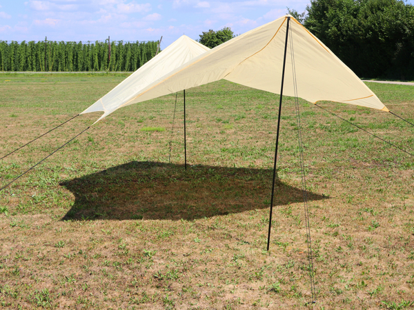 Sonnensegel, FLX-SS-1, 430x350cm, hexagon, B-Ware - Produktbild 3