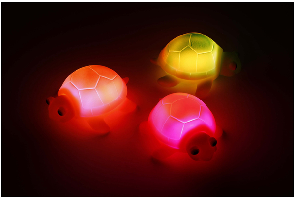 LED Schildkröten 3er Set, farbig, Badewannenspaß - Produktbild 2
