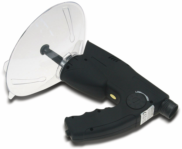 CHILITEC Parabol-Richtmikrofon PRM-1, mit Kopfhörer und Aufnahmefunktion - Produktbild 4