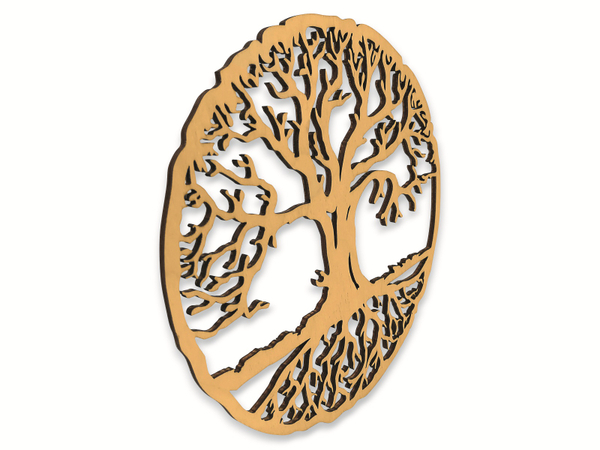 HOLZBIBER® Baum des Lebens 20 cm Durchmesser, zum Aufhängen Fensterschmuck Wandschmuck Amulett - Produktbild 2