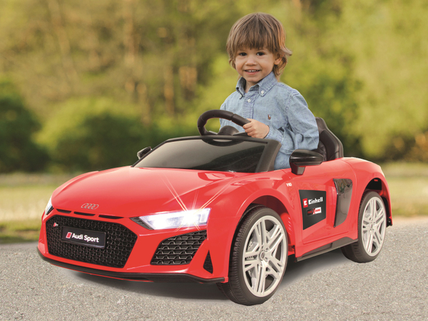 Jamara Kinder-Elektrofahrzeug Ride-on Audi R8 Spyder rot, 18 V Einhell Akku - Produktbild 6