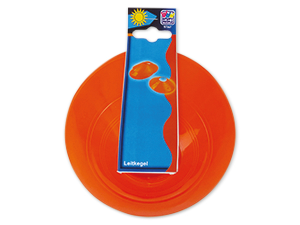 HAPPY PEOPLE Leitkegel, 4 Stück, 5 cm, aus Kunststoff, stapelbar, orange - Produktbild 3
