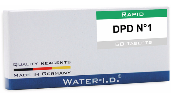 WATER-I.D. Tabletten DPD N°1 für PoolLab, 50 Stück