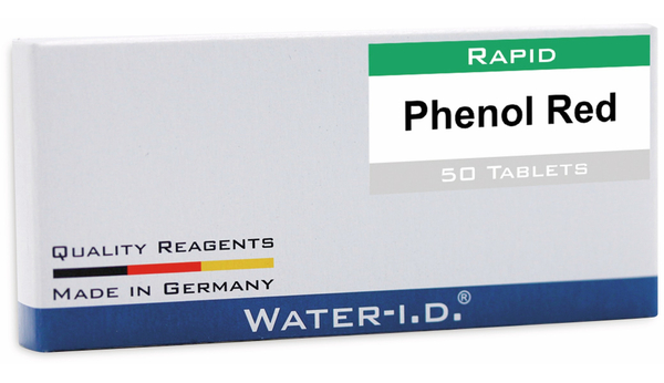 WATER-I.D. Tabletten Phenol Rot für FlexiTester, 50 Stück