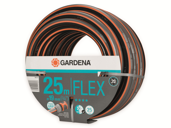 GARDENA Gartenschlauch 18053-20 Comfort FLEX, 25 m, 19 mm (3/4&quot;)