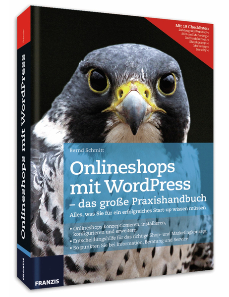 Buch, Onlineshops mit WordPress, das große Praxishandbuch