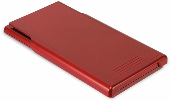 Wissenschaftlicher Taschenrechner D1-5, Dual-Power, rot - Produktbild 4