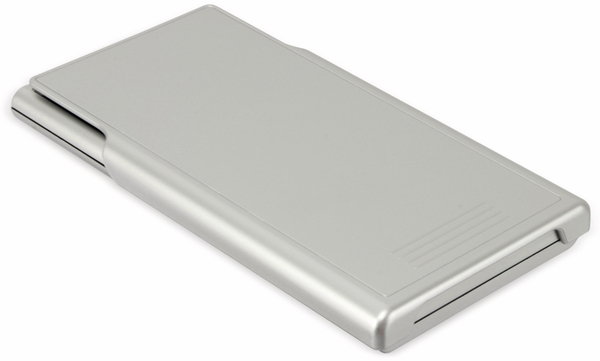 Wissenschaftlicher Taschenrechner D1-5, Dual-Power, silber - Produktbild 4