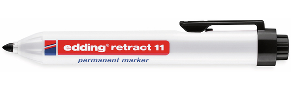 EDDING Permanent-Marker e-11 retract, schwarz - Produktbild 2