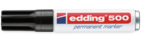 EDDING Permanent-Marker, e-500, schwarz