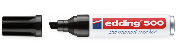 EDDING Permanent-Marker, e-500, schwarz - Produktbild 2