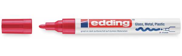 EDDING Paint-Marker, e-750 CR, rot - Produktbild 2