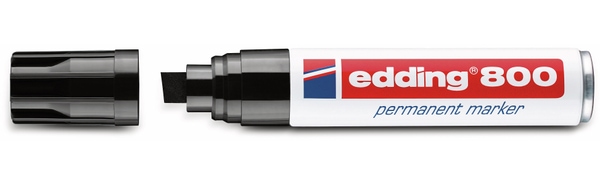 EDDING Permanent-Marker, e-800, schwarz