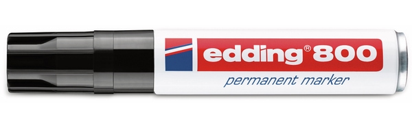 EDDING Permanent-Marker, e-800, schwarz - Produktbild 2