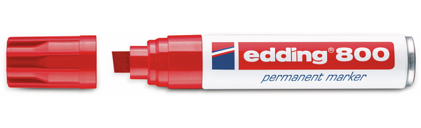 EDDING Permanent-Marker, e-800, rot
