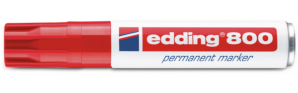 EDDING Permanent-Marker, e-800, rot - Produktbild 2