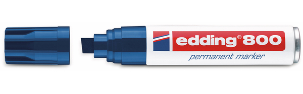 EDDING Permanent-Marker, e-800, blau - Produktbild 2