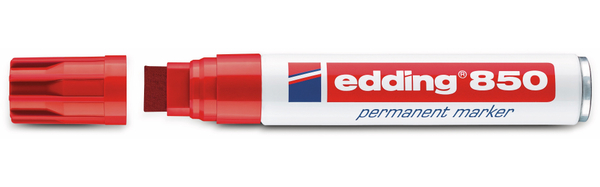 EDDING Permanent-Marker, e-850, rot - Produktbild 2
