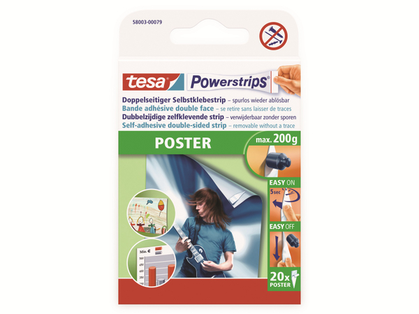 TESA Powerstrips® Poster, 58003-00079-21