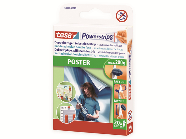 TESA Powerstrips® Poster, 58003-00079-21 - Produktbild 3