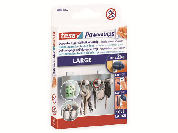 TESA Powerstrips® Large, 58000-00102-23 - Produktbild 2
