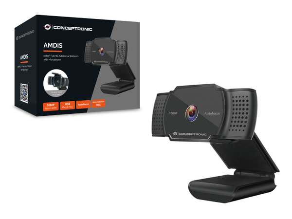 CONCEPTRONIC Webcam AMDIS 1080P(2K über Sof), schwarz online kaufen