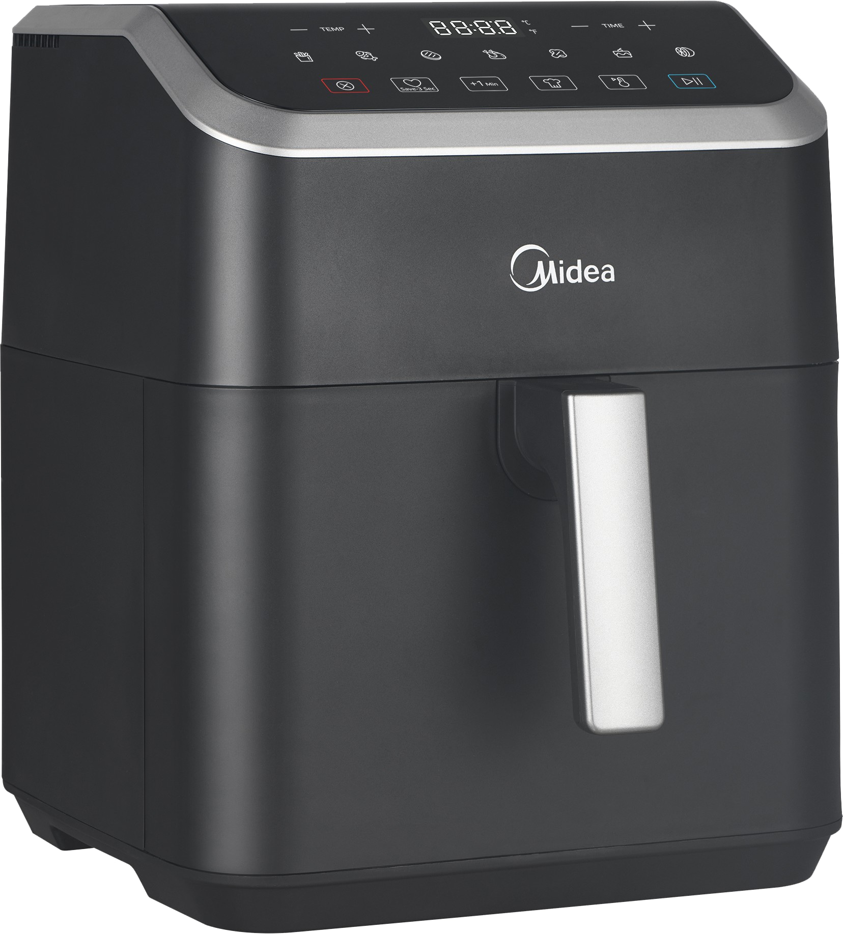 MIDEA Heißluftfritteuse MAD55000ADK, 5 L, 1600 W, schwarz MIDEA Heißluftfritteuse MAD55000ADK, 5 L, 1600 W, schwarz