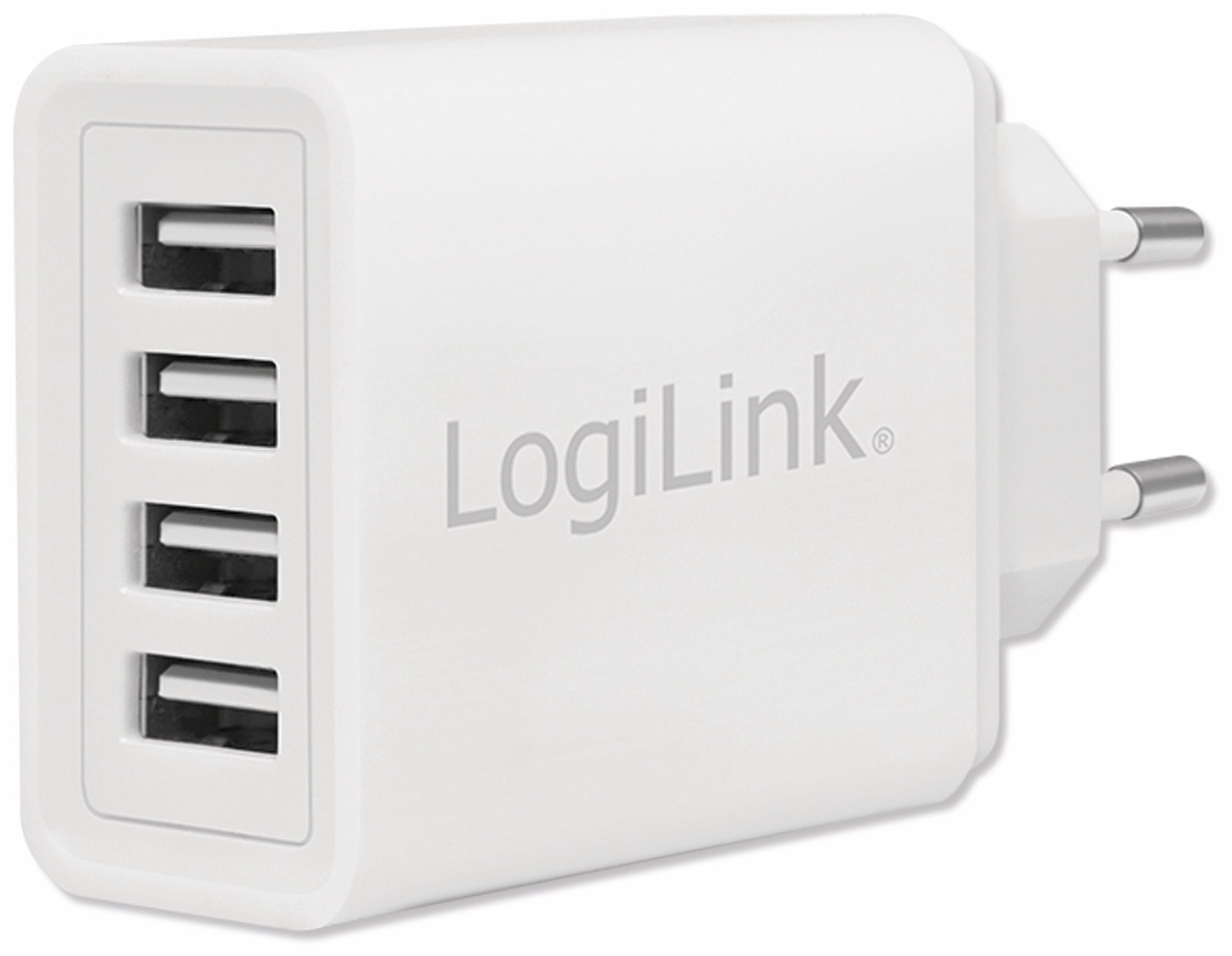 LOGILINK USB-Lader PA0211W, 4-fach, 4,8 A, weiss LOGILINK USB-Lader PA0211W, 4-fach, 4,8 A, weiss
