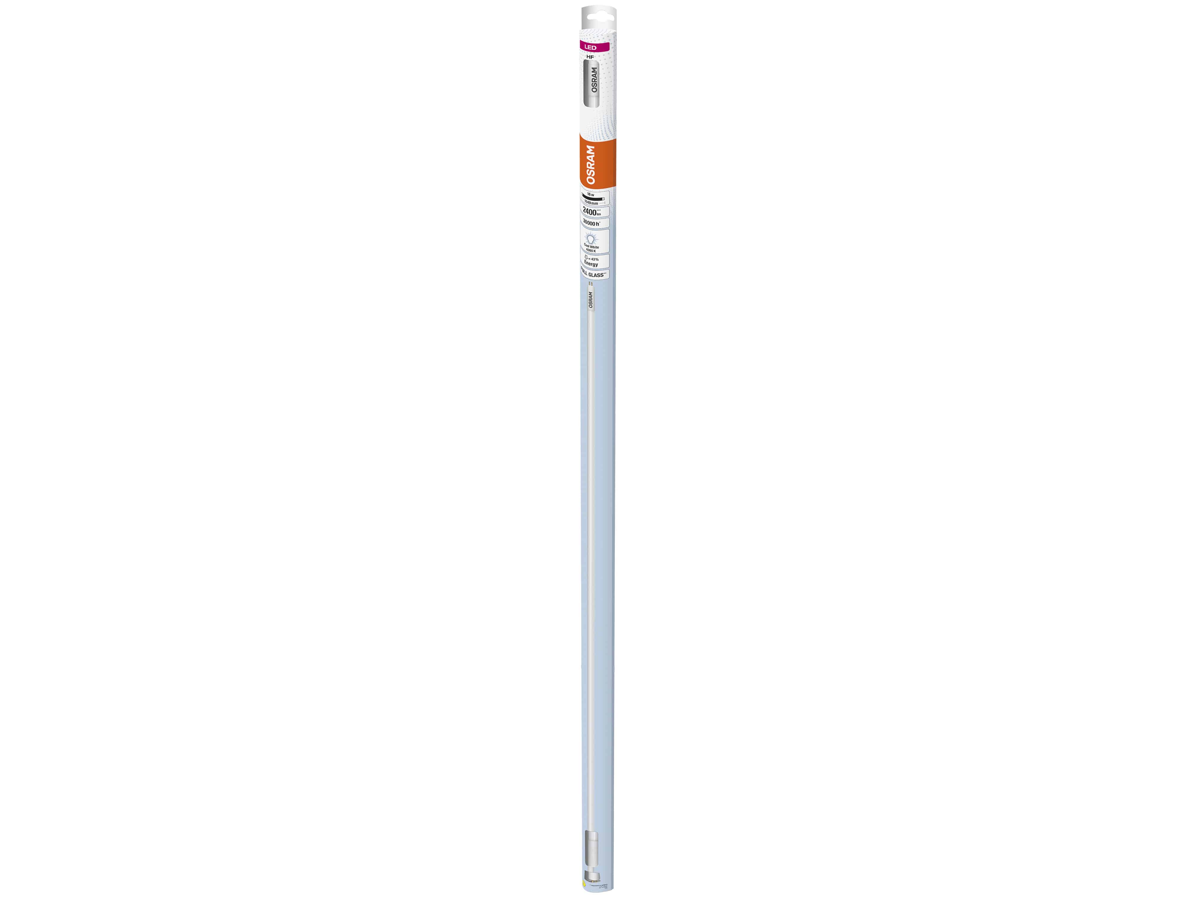 OSRAM LED-Röhre, T5, 1149mm, G5, EEK: D, 16W, 2400lm, 4000K OSRAM LED-Röhre, T5, 1149mm, G5, EEK: D, 16W, 2400lm, 4000K