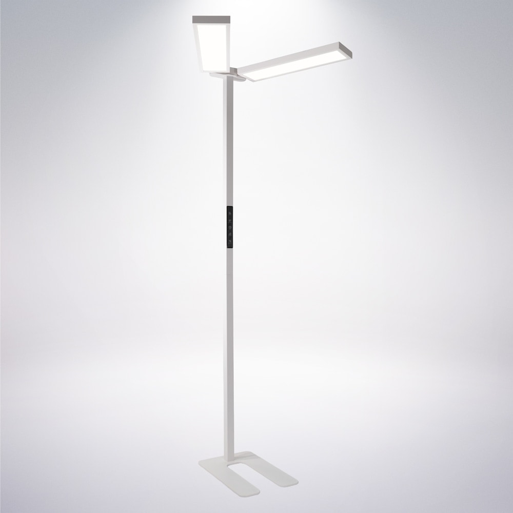 LUXULA LED-Büro-Stehleuchte, Up/Down, 120W, 4000K, EEK: F, 8500lm, IP20, dimmbar, weiß LUXULA LED-Büro-Stehleuchte, Up/Down, 120W, 4000K, EEK: F, 8500lm, IP20, dimmbar, weiß