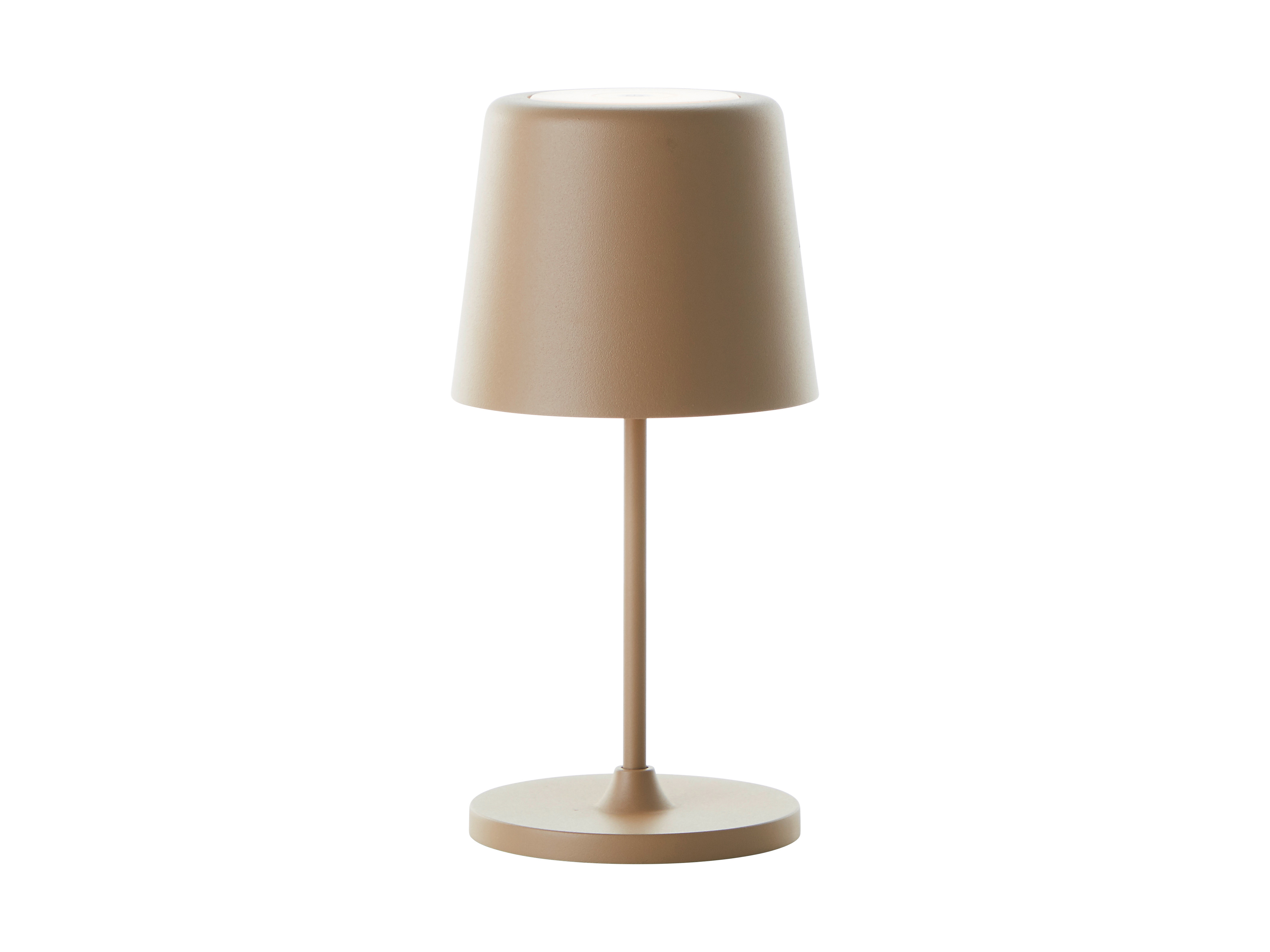 BRILLIANT LED-Akku-Tischleuchte Kaami, 2 W, 310 lm, 3000 K, cappuccino, 2er Set