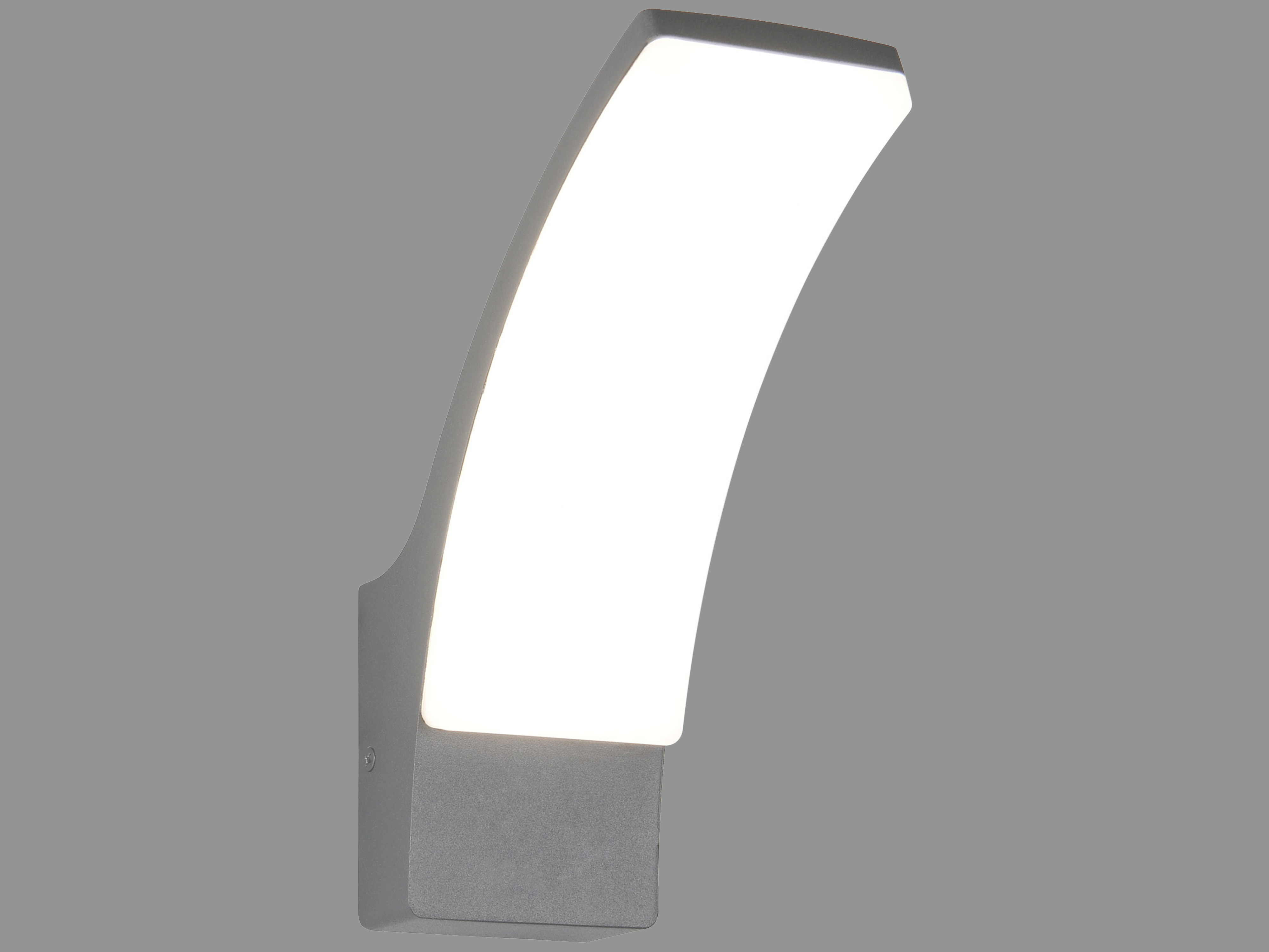 REALITY LED-Wandleuchte Beja R23356142, 12,5W, 4000K, 1650lm, neutralweiß, IP44, Anthrazit