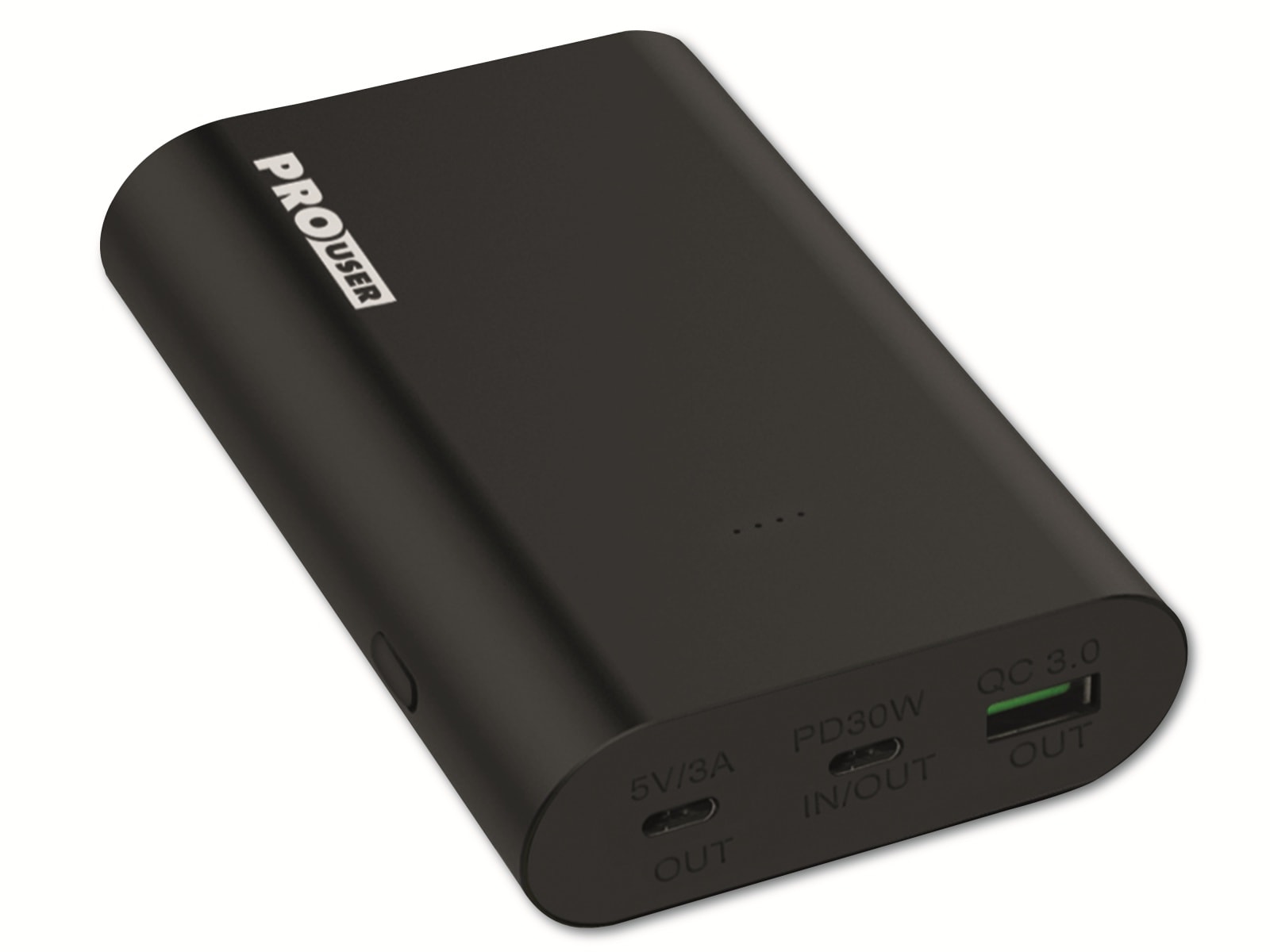 PROUSER USB Powerbank PRO USER 20179, 15.000 mAh, schwarz PROUSER USB Powerbank PRO USER 20179, 15.000 mAh, schwarz