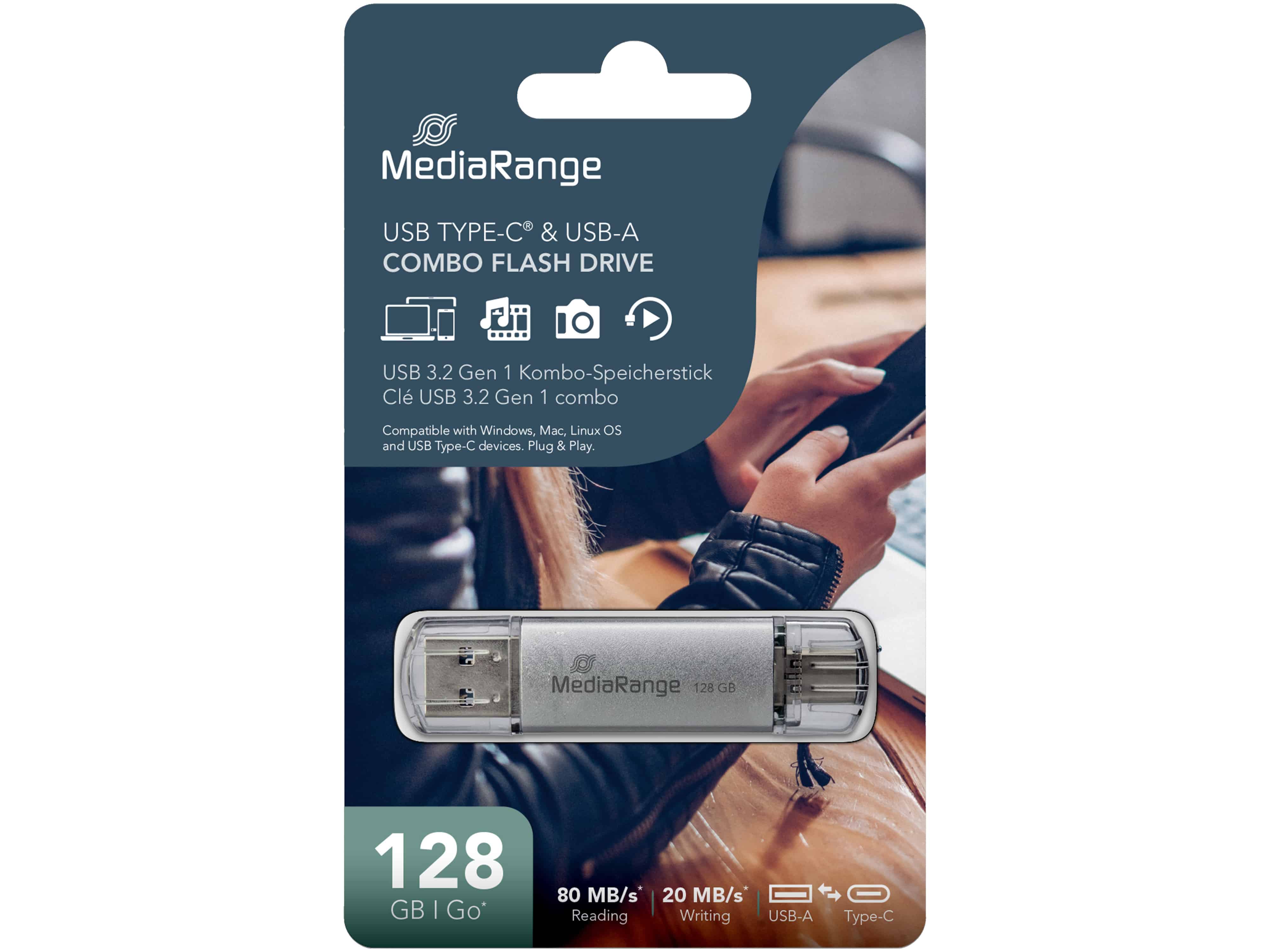 MEDIARANGE USB Stick MR938 128GB
