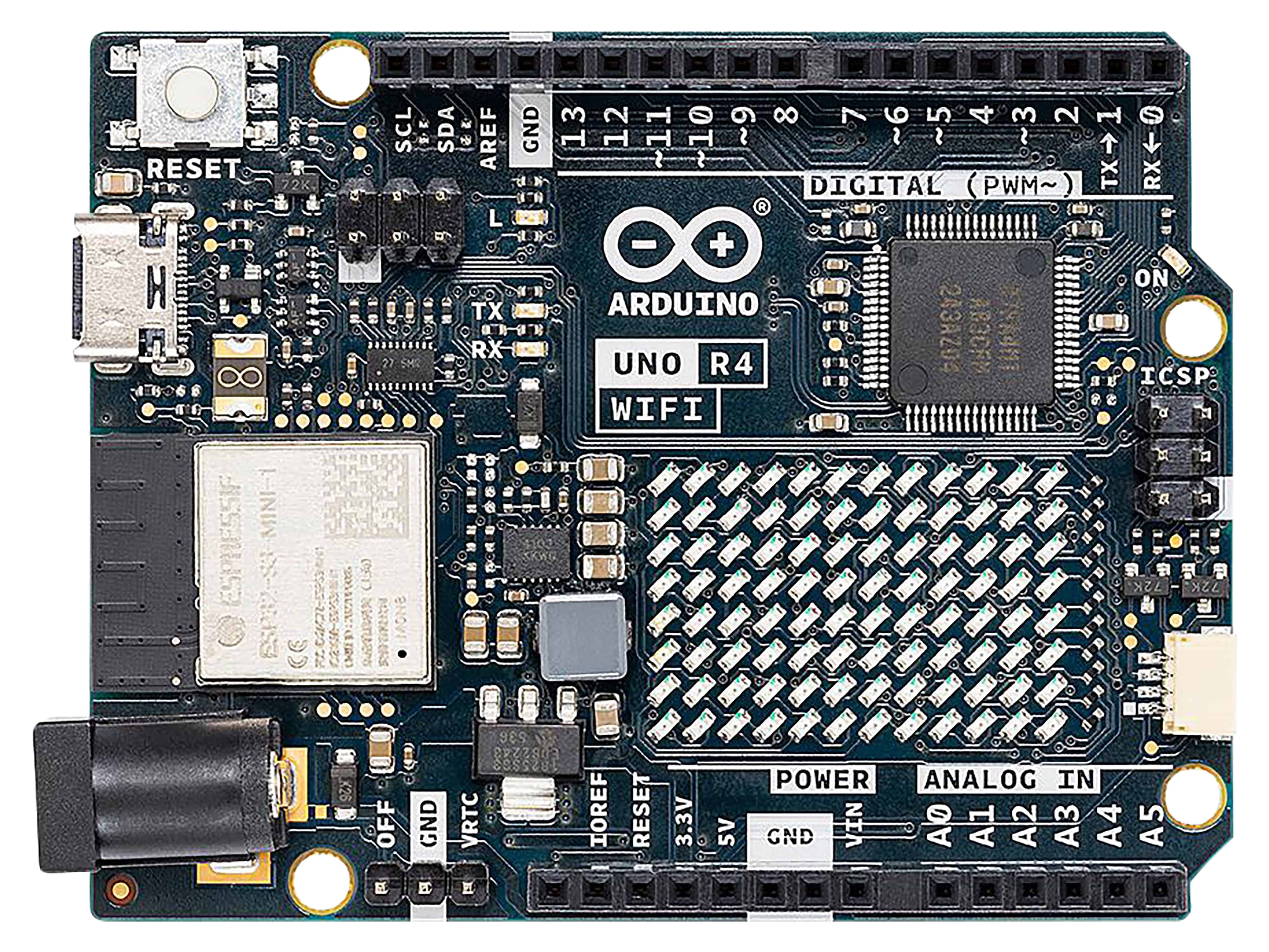 ARDUINO UNO REV4 Wi-Fi, RA4M1, ESP32-S3