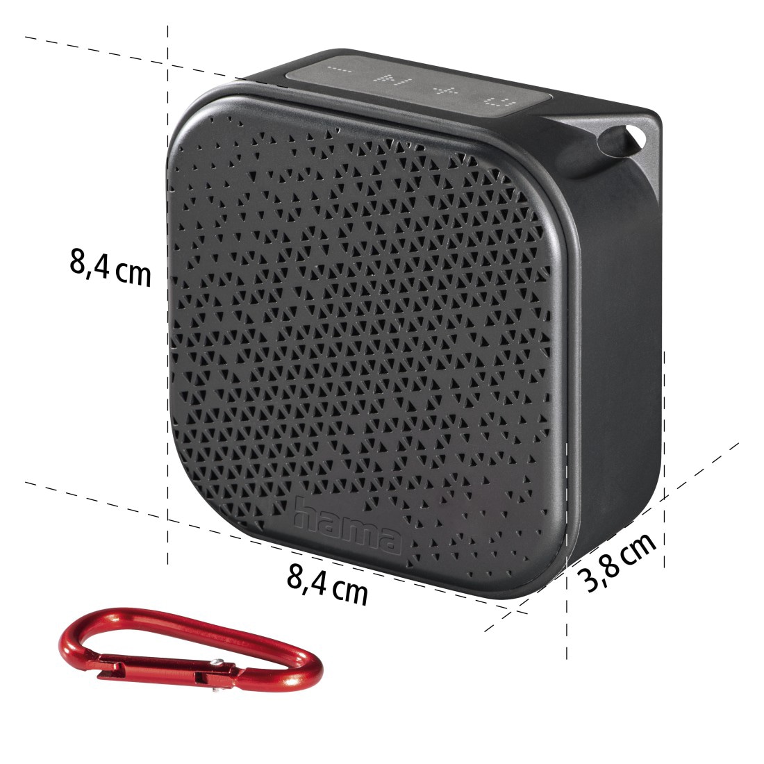 Bluetooth Lautsprecher "Pocket 3.0", 3,5 W, IP97 Wasserdicht, schwarz