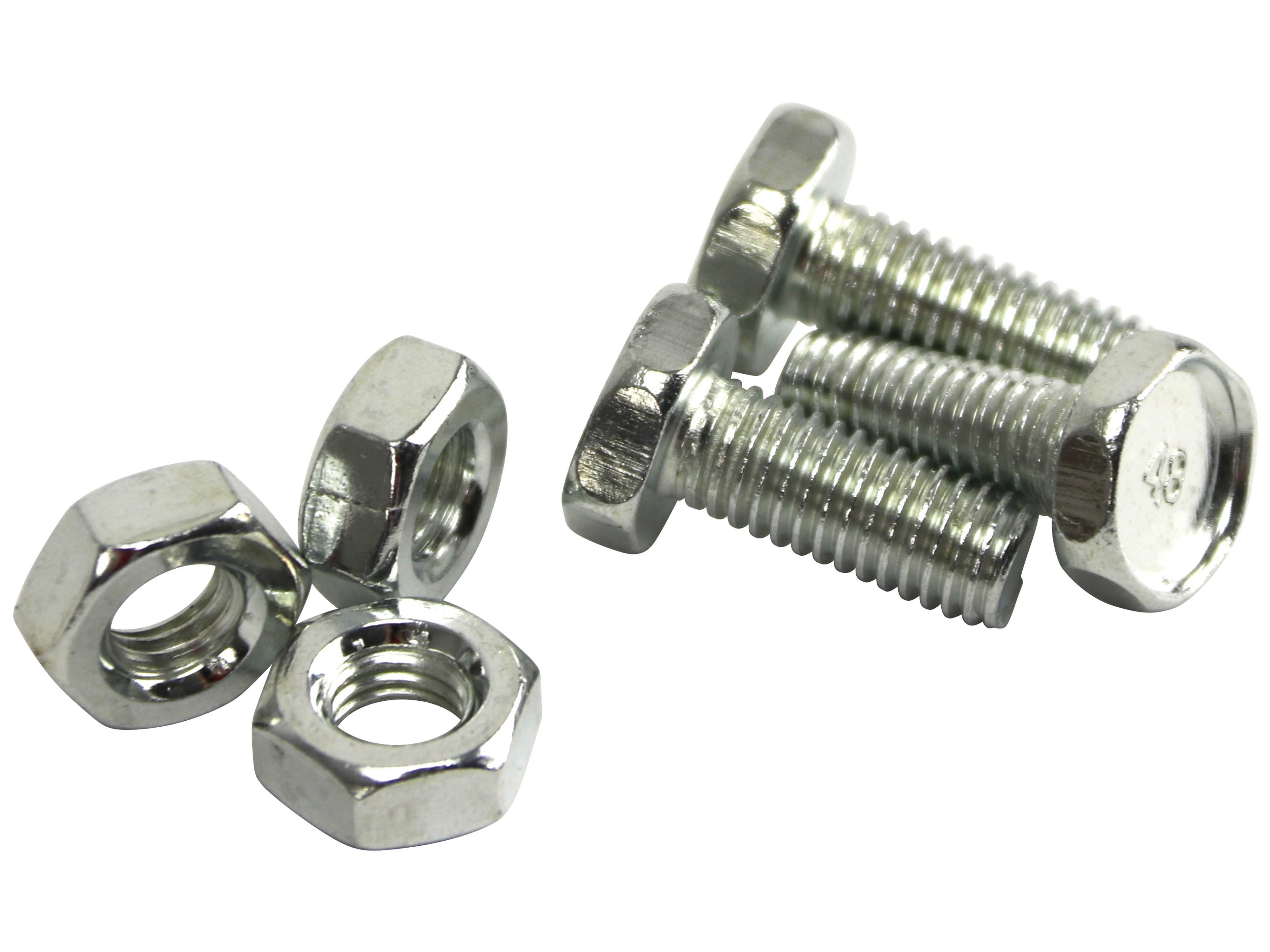 MASTERPROOF, Gewindeschrauben Set, M8x20, DIN 933, SW13, 3 St