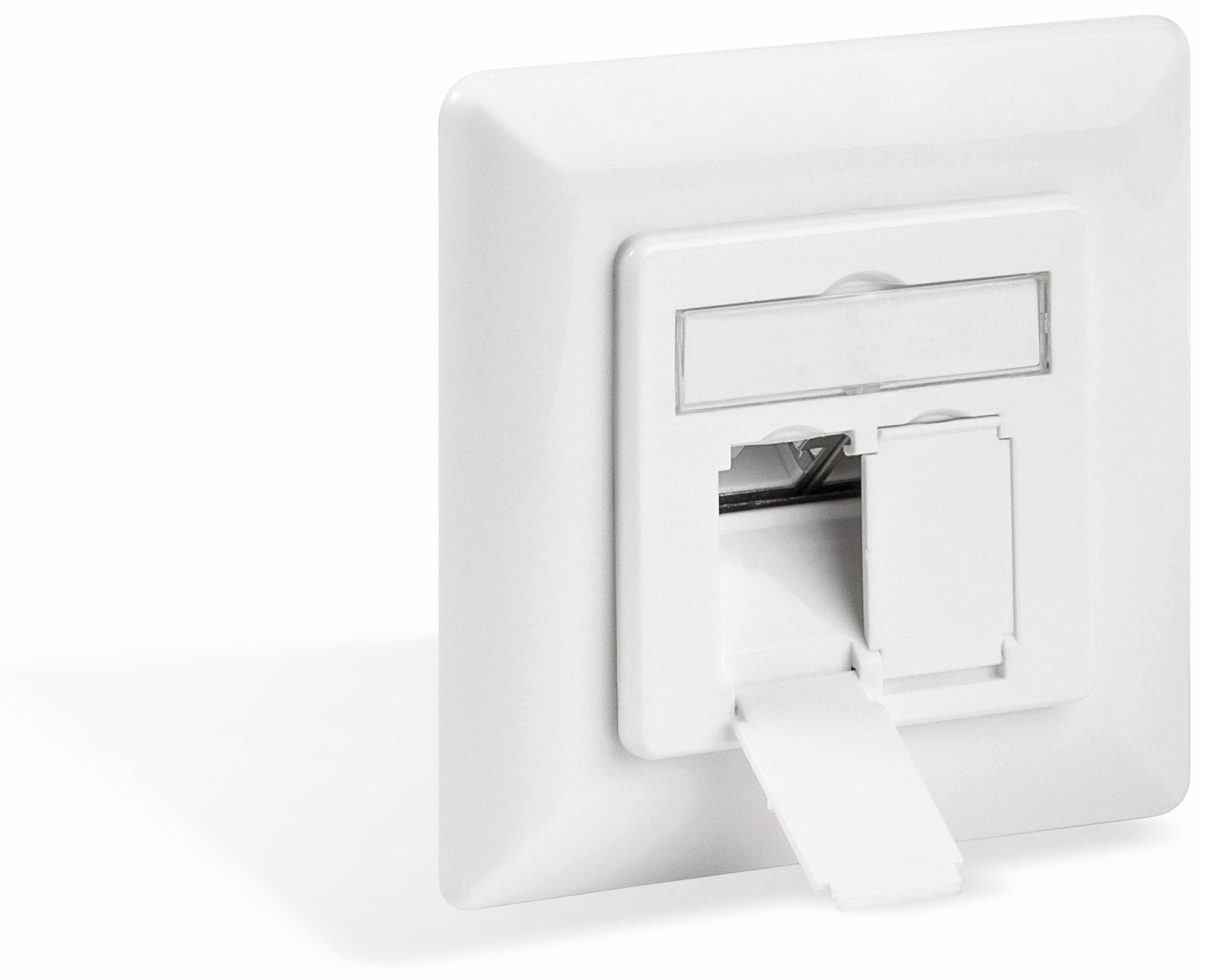 GOOBAY CAT.6 Datendose 2-fach, UP, weiß GOOBAY CAT.6 Datendose 2-fach, UP, weiß