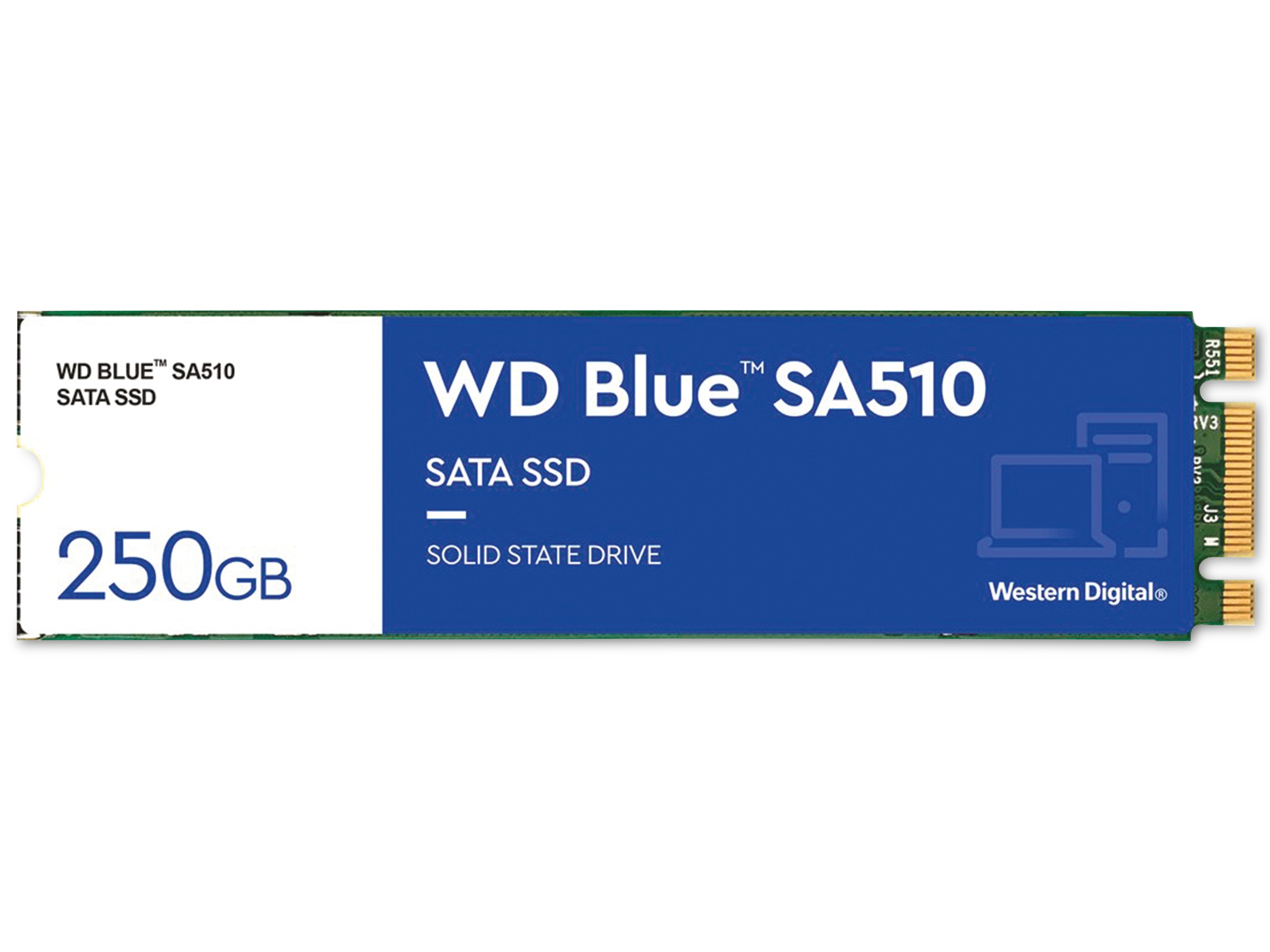 WESTERN DIGITAL M.2 SSD WD Blue SA510, 250 GB, intern
