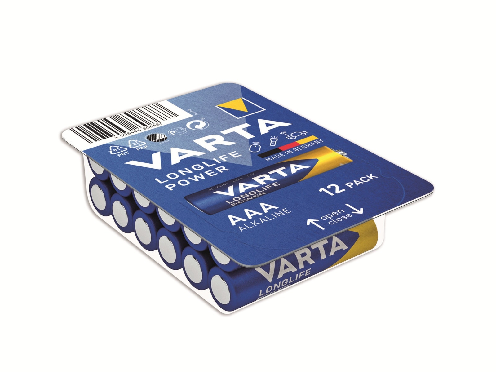 VARTA Micro-Batterie LONGLIFE, Power, 12er Box