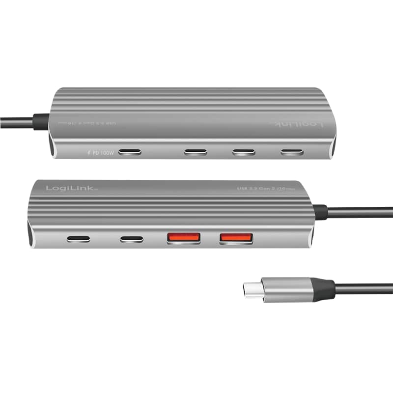 LOGILINK USB-C-Hub UA0414 7-Port Logilink USB-C-Hub UA0414 7-Port