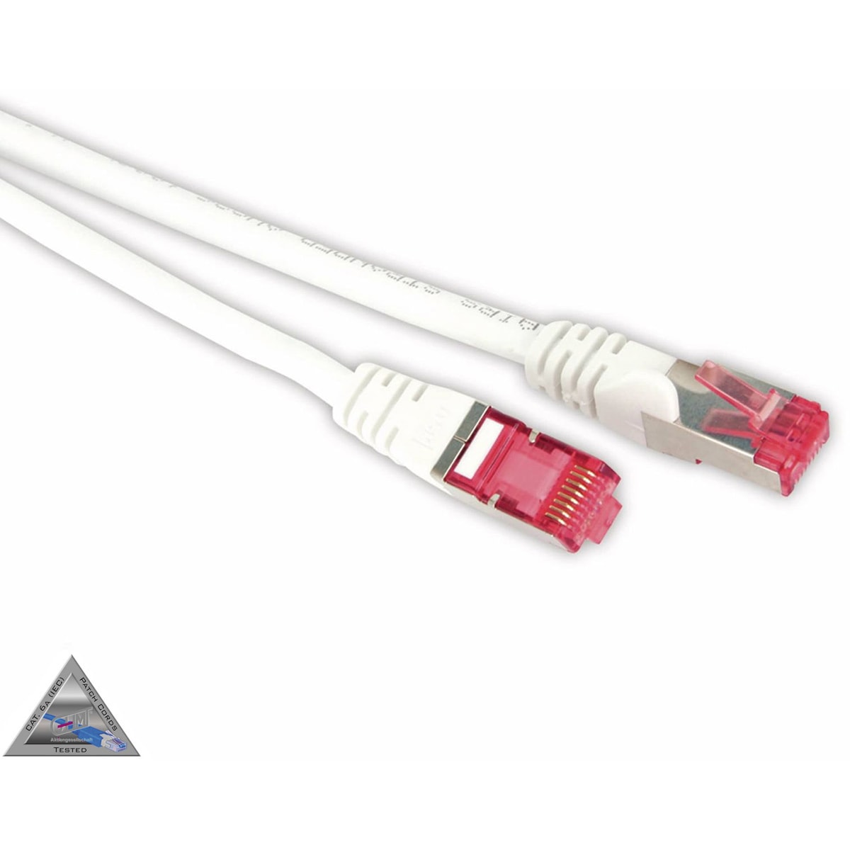 S-IMPULS CAT.6a Patchkabel, halogenfrei, GHMT zertifiziert, 1 m, weiß S-IMPULS CAT.6a Patchkabel, halogenfrei, GHMT zertifiziert, 1 m, weiß