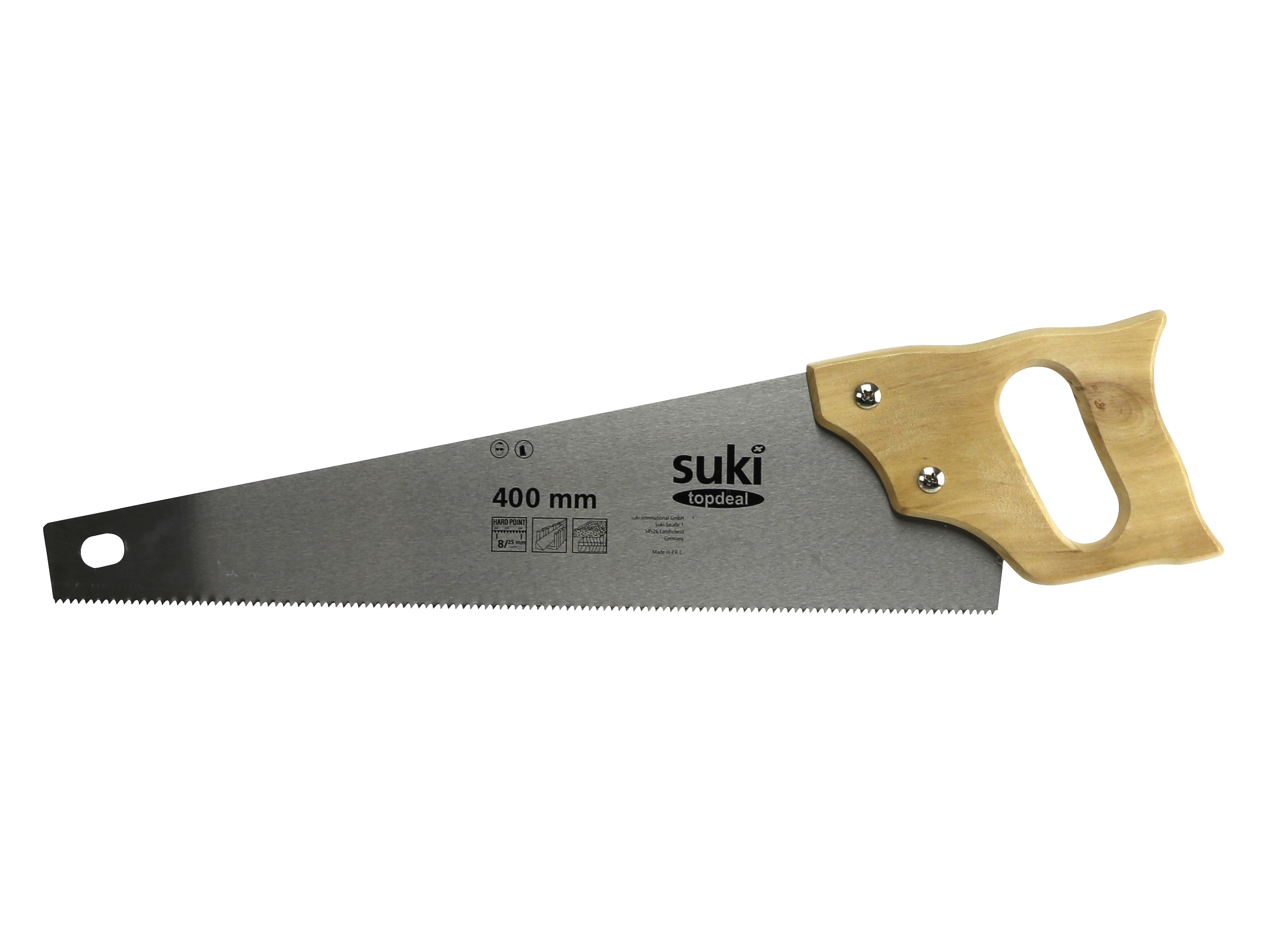 MASTERPROOF Handsäge mit Holzgriff, 400 mm