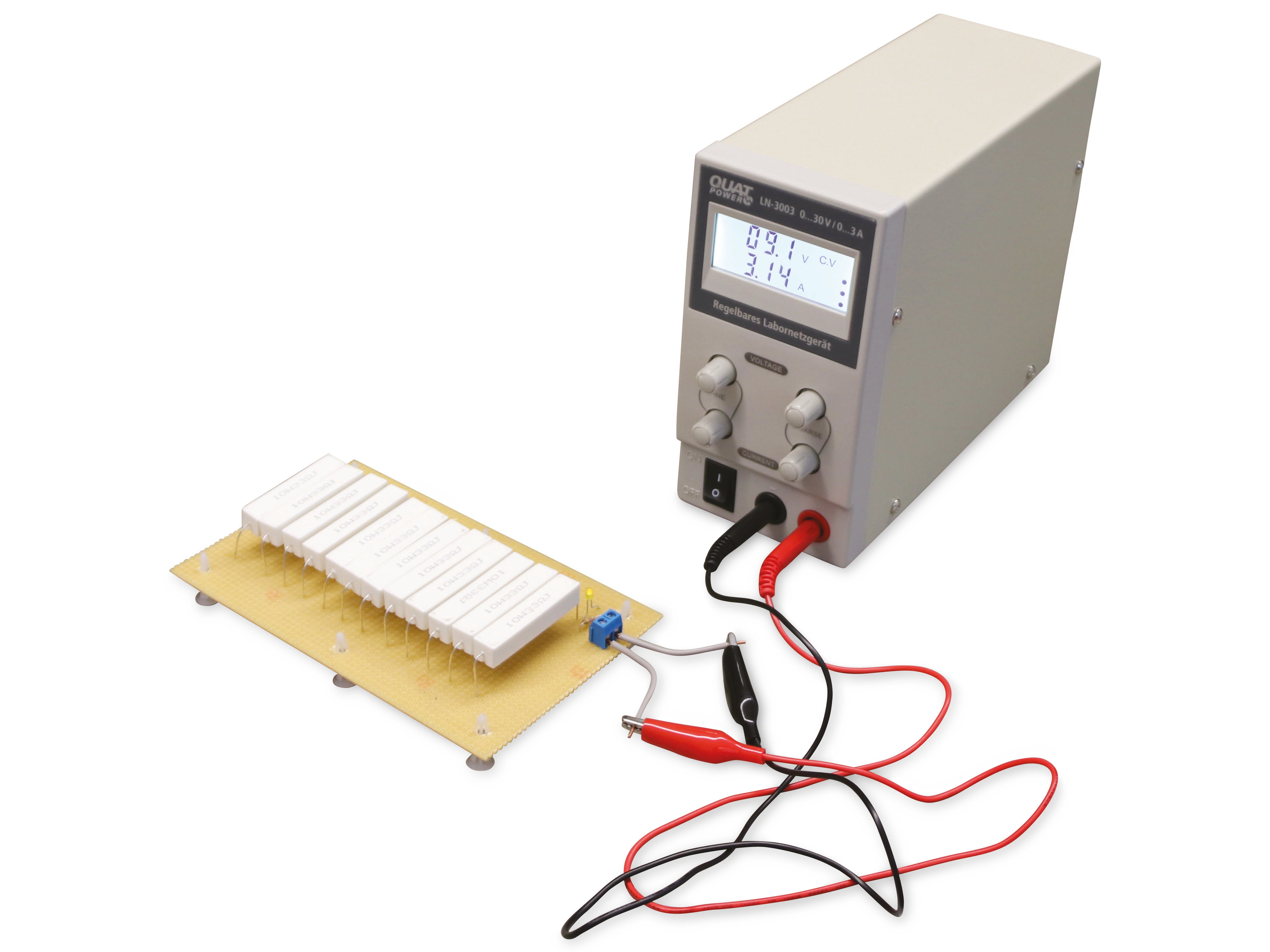 QUATPOWER Regelbares Labornetzgerät LN-3003, 0...30 V-/0...3 A