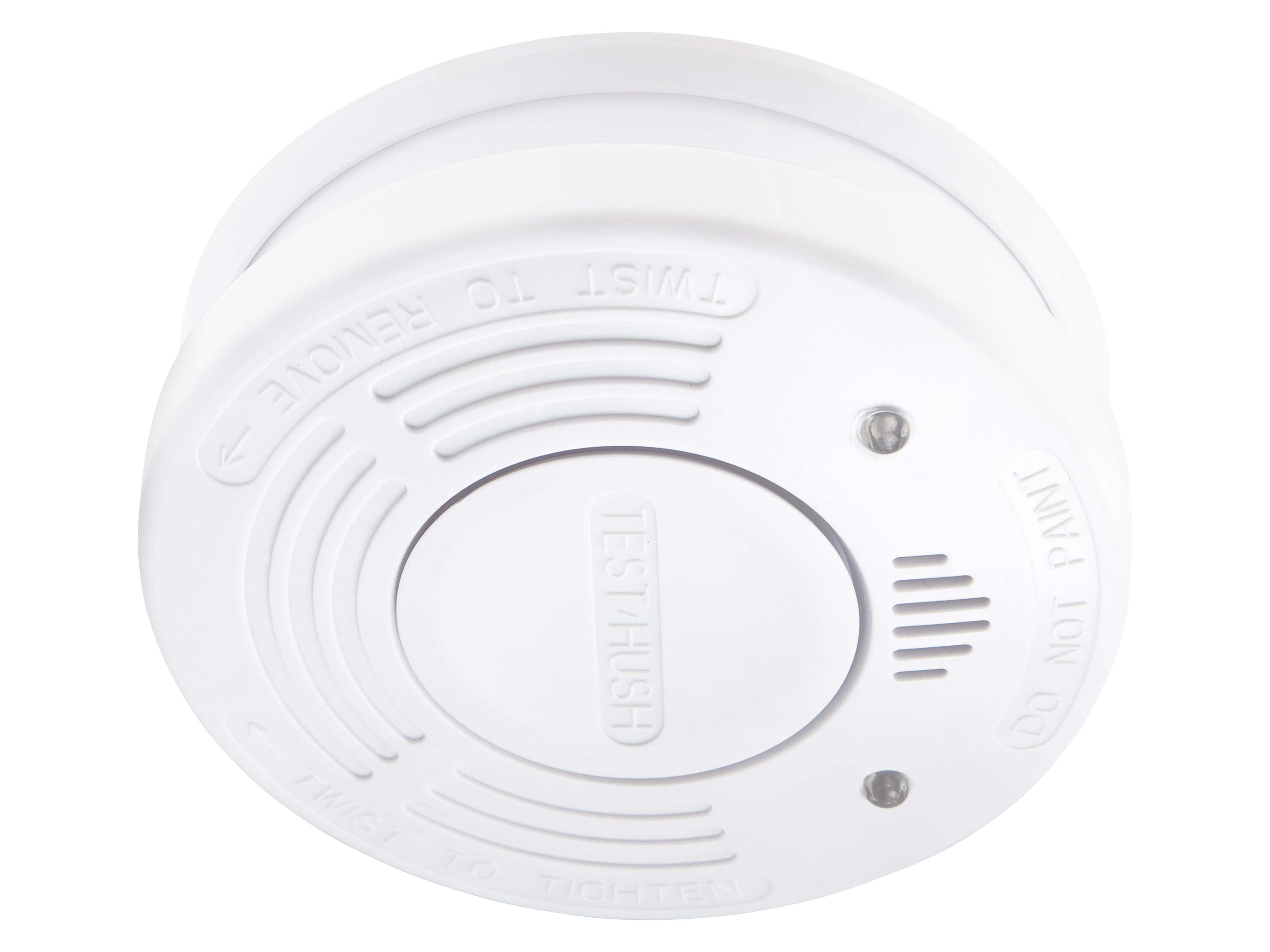 ALECTO Rauchmelder SD1010, 10-Jahres-Batterie- und Sensorlaufzeit, weiß