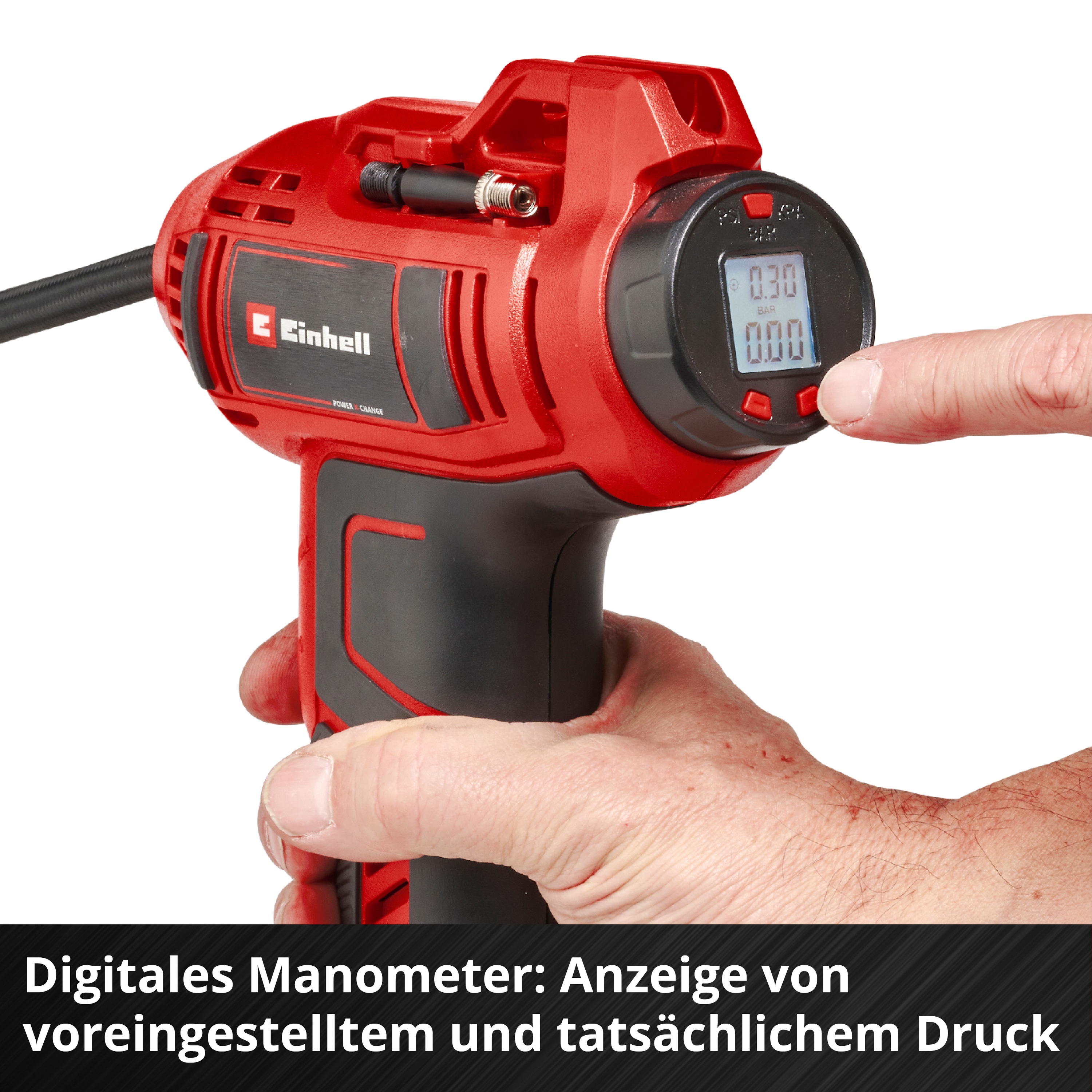 EINHELL Akku-Autokompressor CE-CC 18 Li - Solo + Systemkoffer E-Case S-F EINHELL Akku-Autokompressor CE-CC 18 Li - Solo + E-Box Koffer S-F