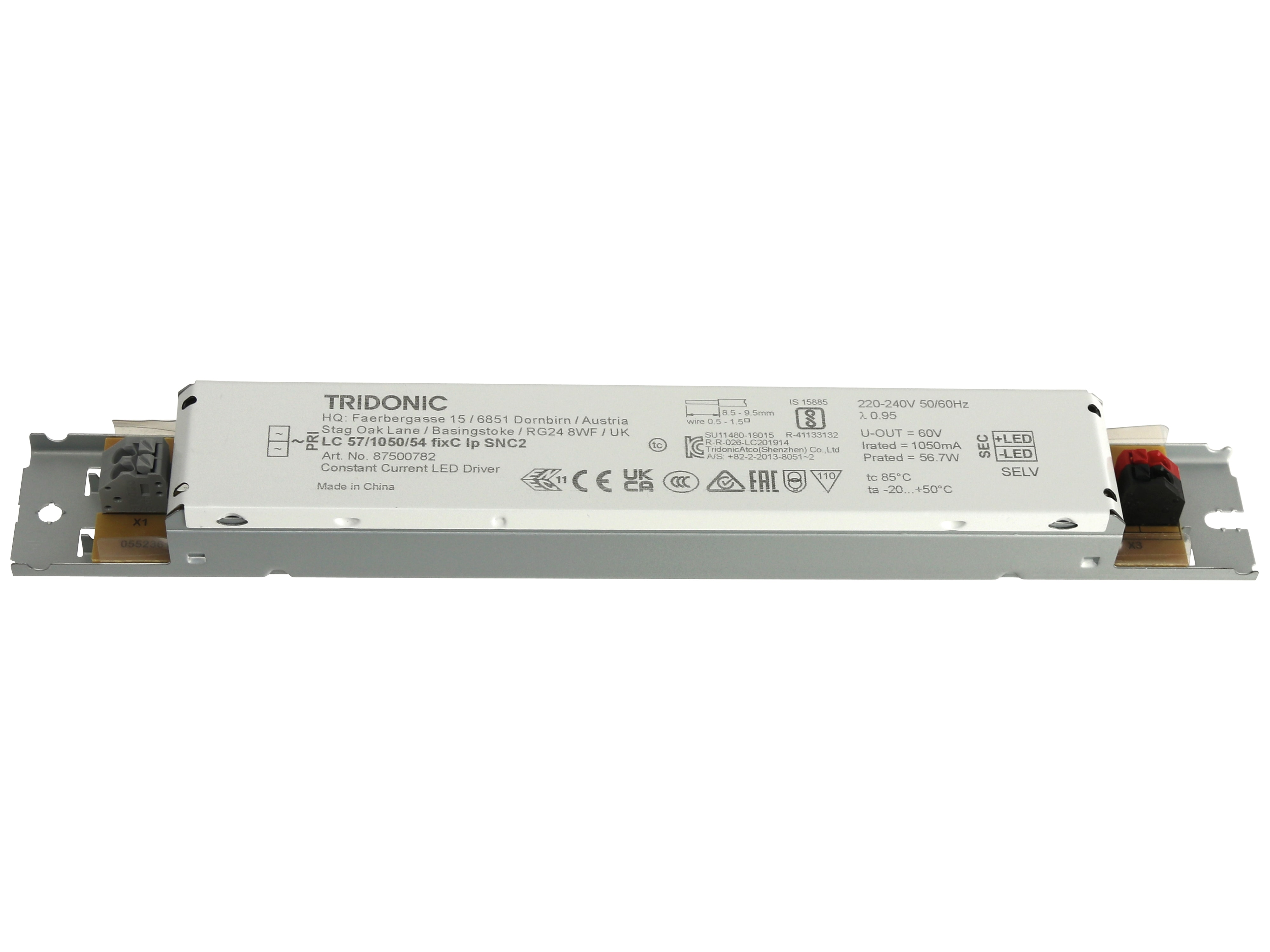 TRIDONIC LED-Schaltnetzteil 87500782, 56,7 W