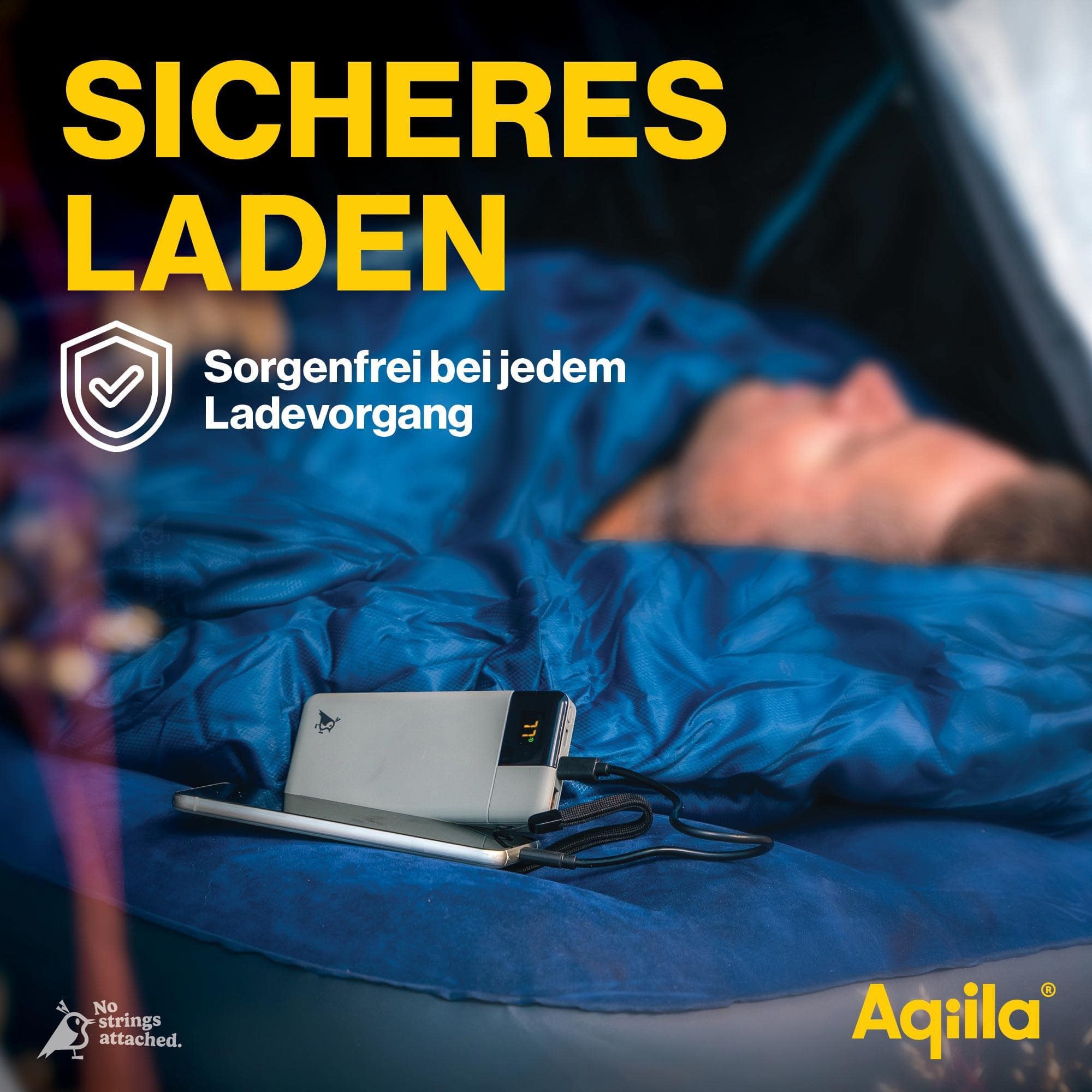 AQIILA Powerbank Powerbird B10, 20 W, 10.000mAh, 1x USB-A, 2x USB-C, moosgrün AQIILA Powerbank Powerbird B10, 20 W, 10.000mAh, 1x USB-A, 2x USB-C, moosgrün