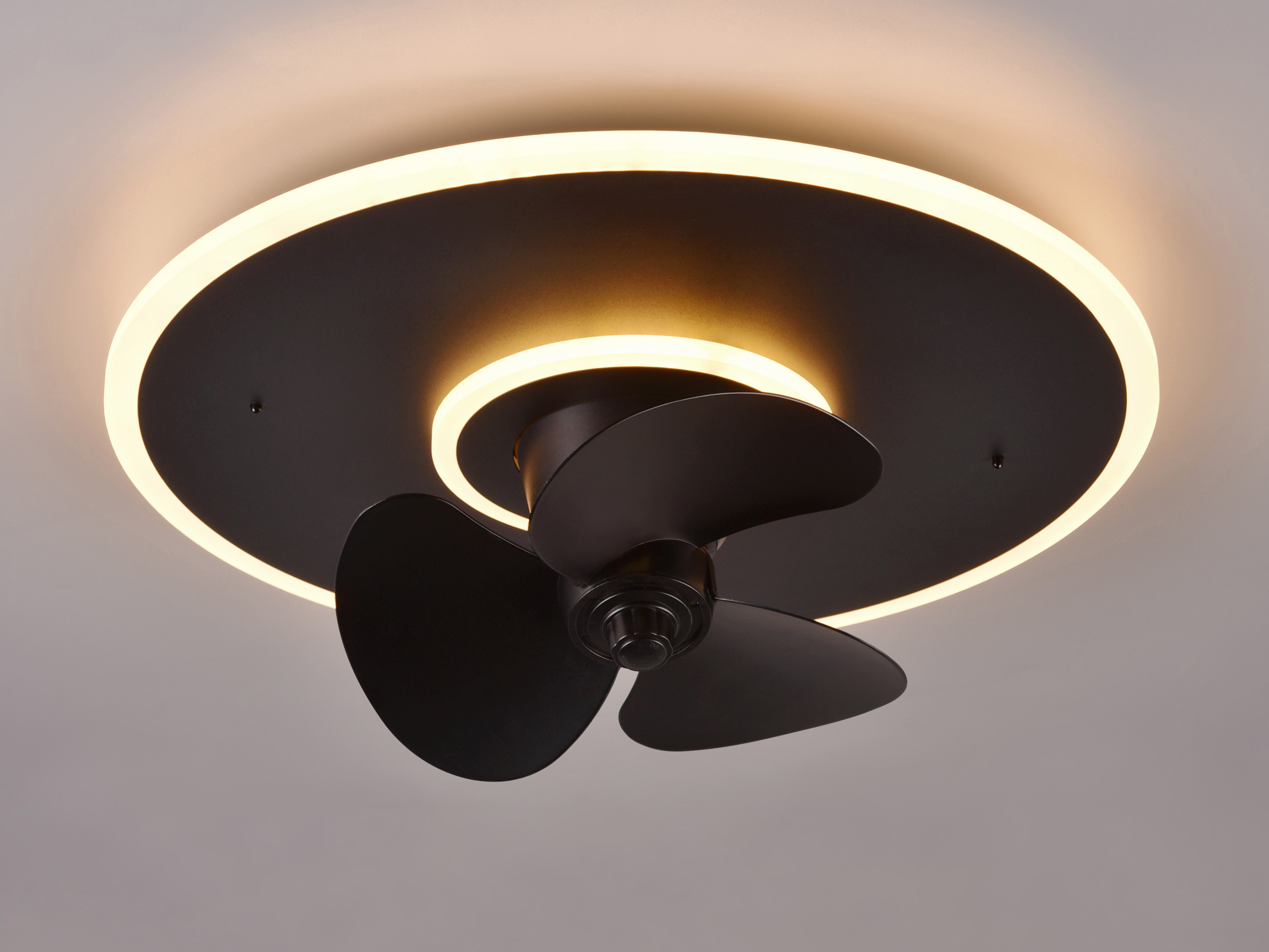 REALITY LED-Deckenleuchte NYBRO, mit Ventilator, 20 W, 30 W-LED, 2700-6500 K