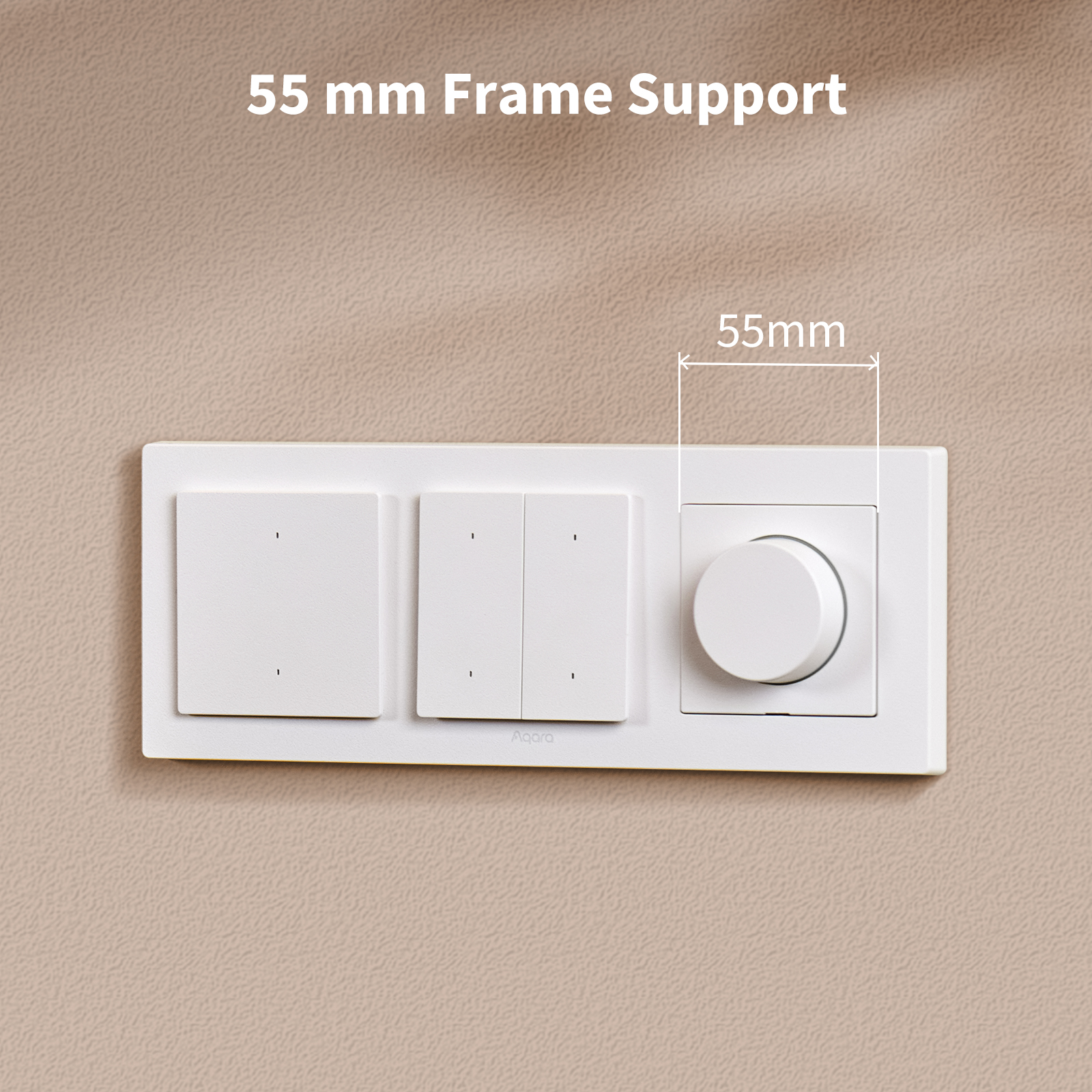 AQARA Dimmer-Schalter H2, KD-R01D-G, grau, 2 Stück